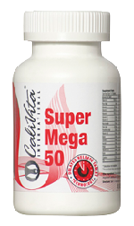 Super Mega 50 - nagydózisú multivitamin tabletta fokozott igénybevétel esetén